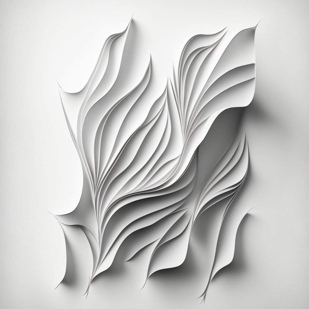 Subtle Floral Wall Decoration Stylization Mid-Journey Check-In