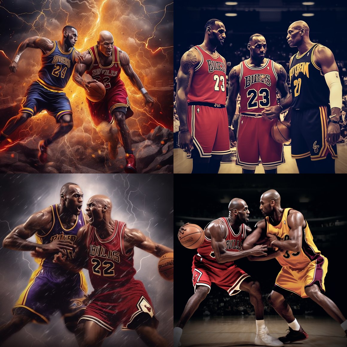 Clash of The Titans: Jordan, James, and Bryant in NBA match