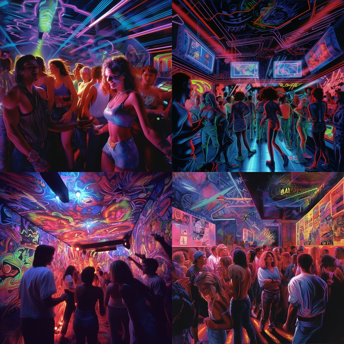 Neon Nostalgia: A Retro Rave Revisit