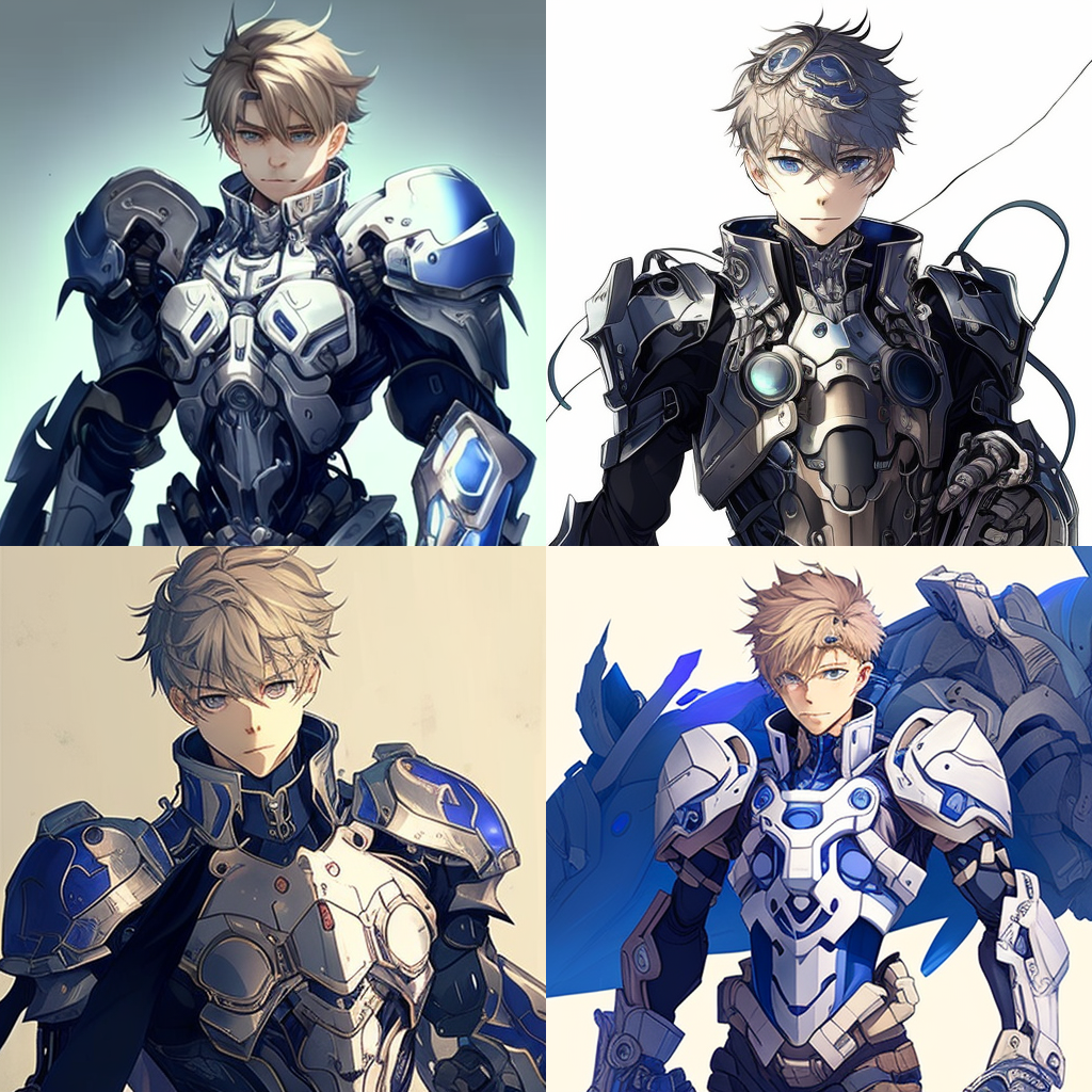 Arthur Pendragon Reimagined: Anime Cyborg Version