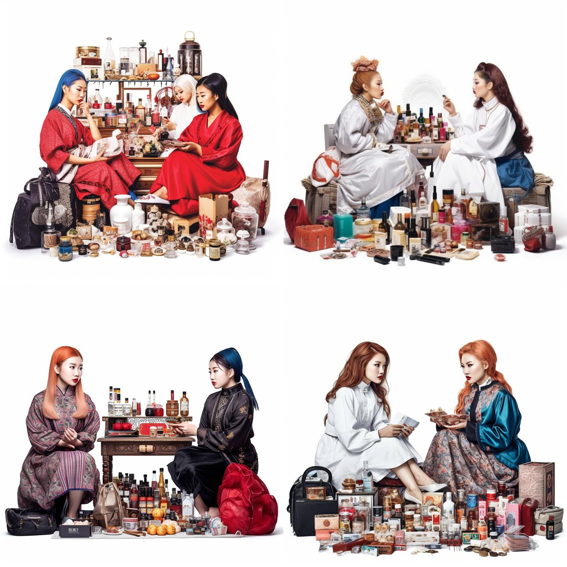Korean and Slavic Beauties in Cosmetic Quarrel