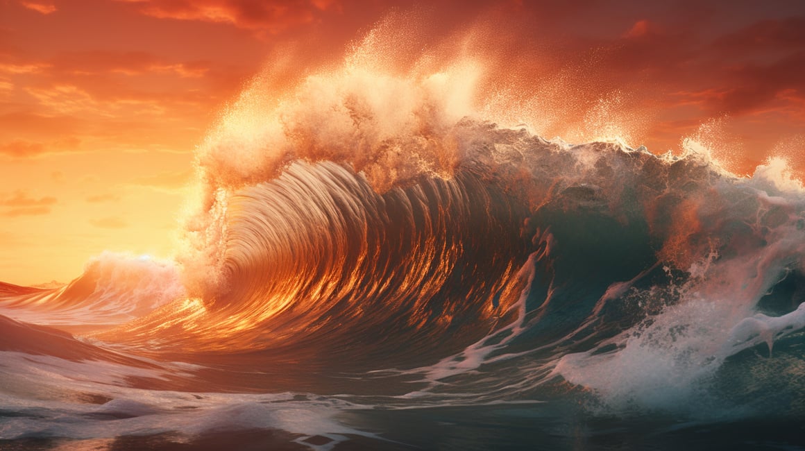 A Surreal Sunset Journey in Ultra HD