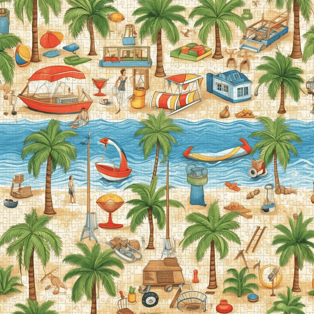 Tropical Getaway: A Summer Word Search Adventure for Adults