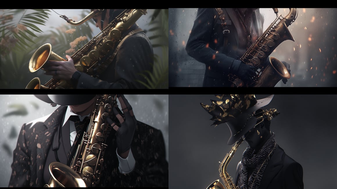 Cinematic Saxophonist: An Artistic Macro Journey