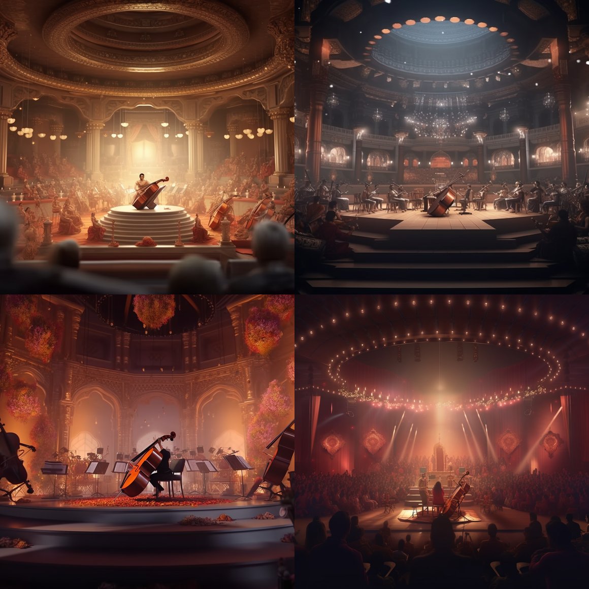 Indian Classical Instruments in 4K UHD Visualization Challenge