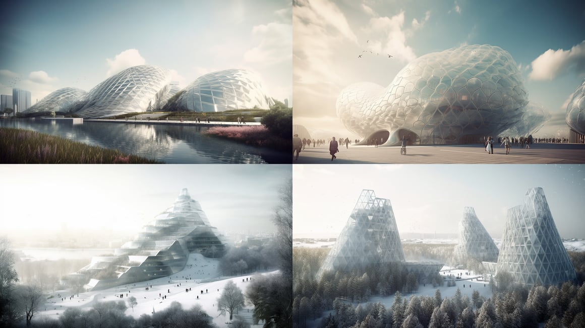 Retro-Futuristic Journey through Bjarke Ingels' Metamorphic Exhibition Centre