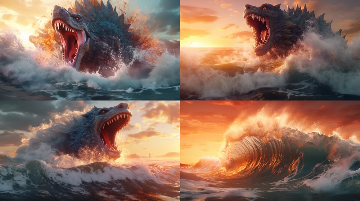 A Surreal Sunset Journey in Ultra HD