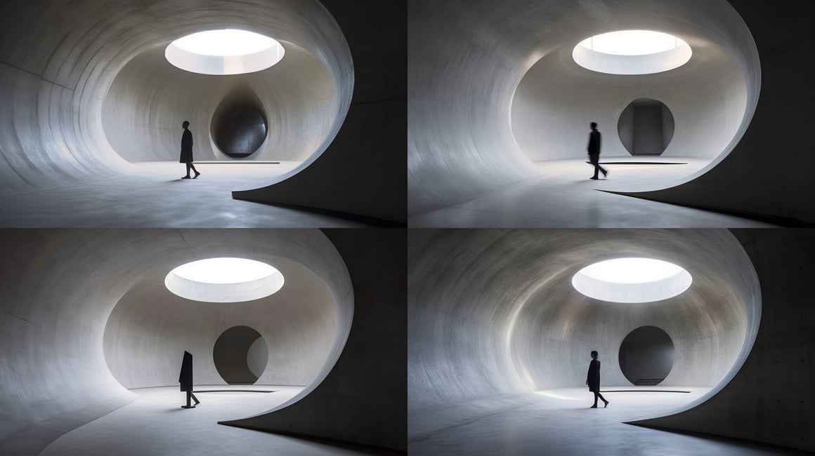 Immersive Concrete Cocoon: An Interactive Visual Experience Prompt ...