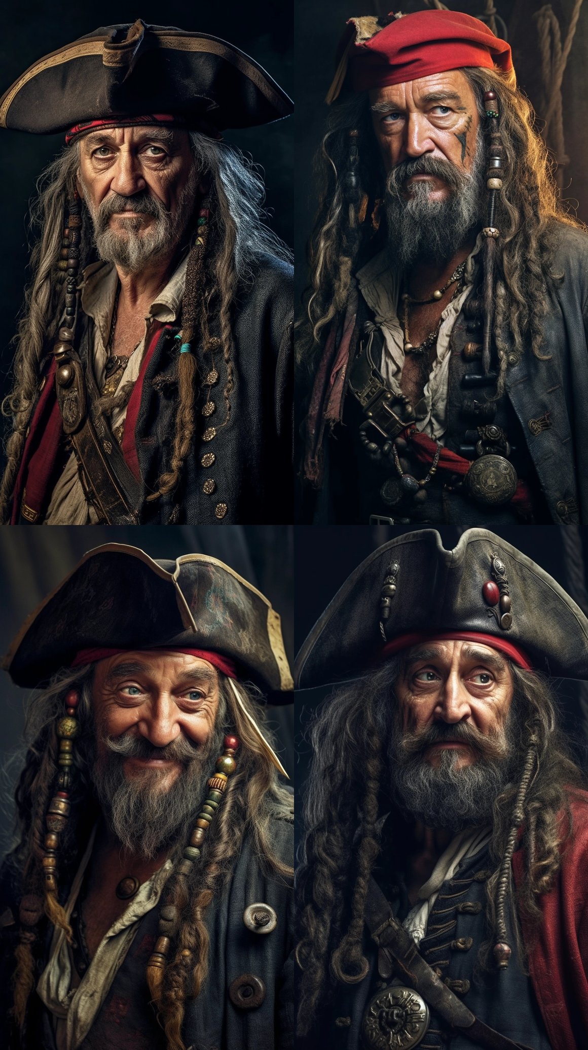 Mid-Voyage Remake: De Niro as Captain Jack Sparrow