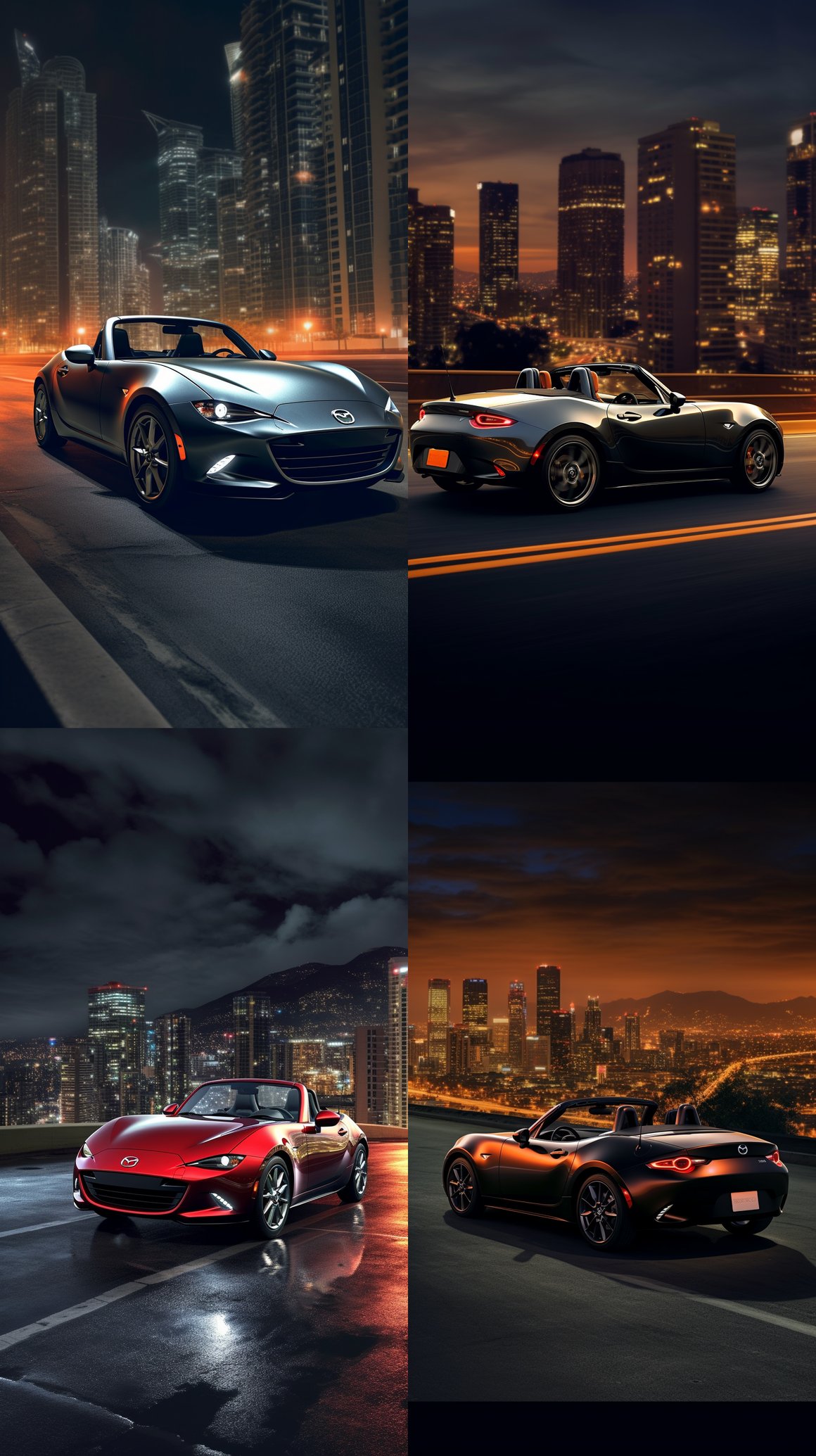 Midnight Cruise: A Nocturnal Adventure with the Mazda MX-5