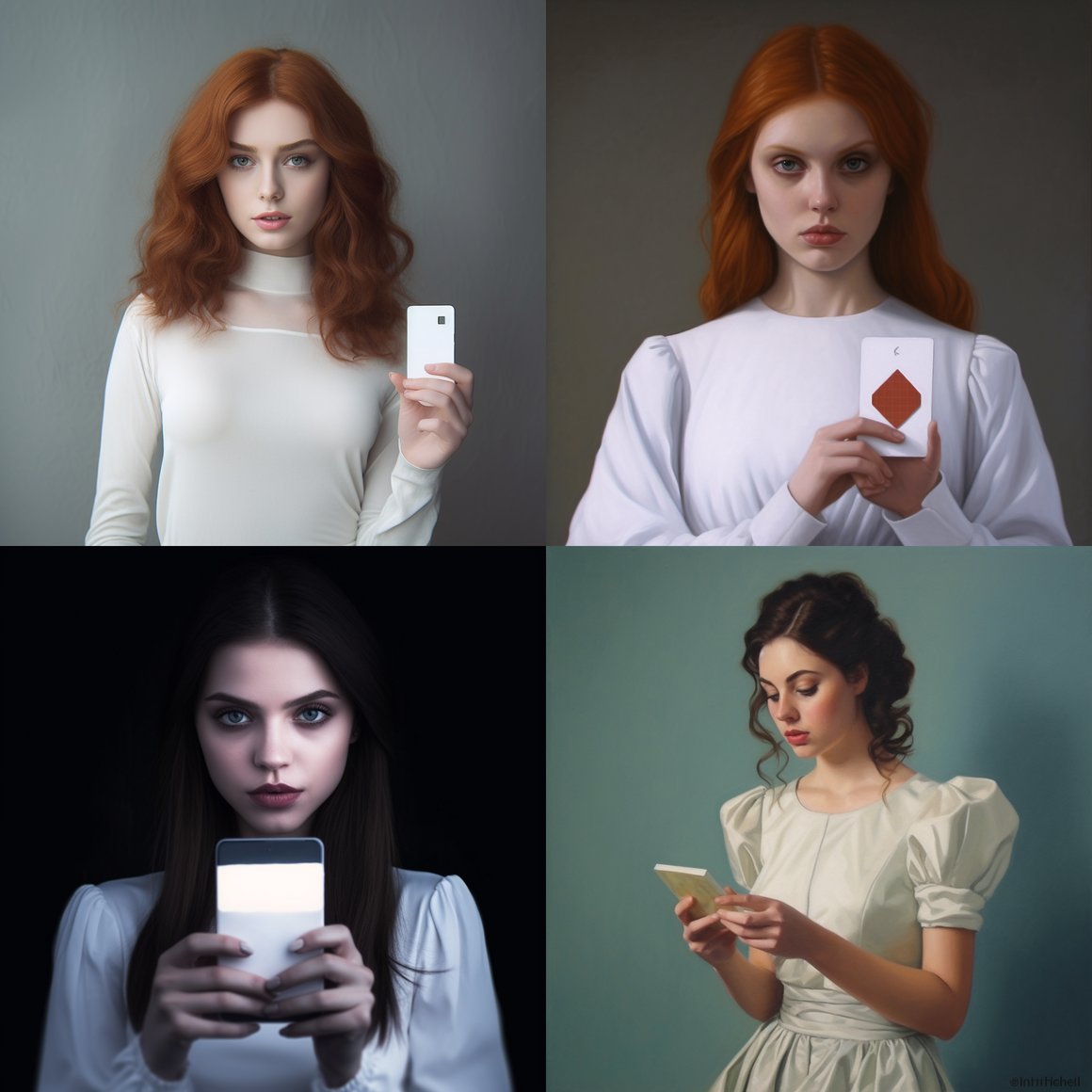 Halfway Through: Young Girl Using Mobile Payment