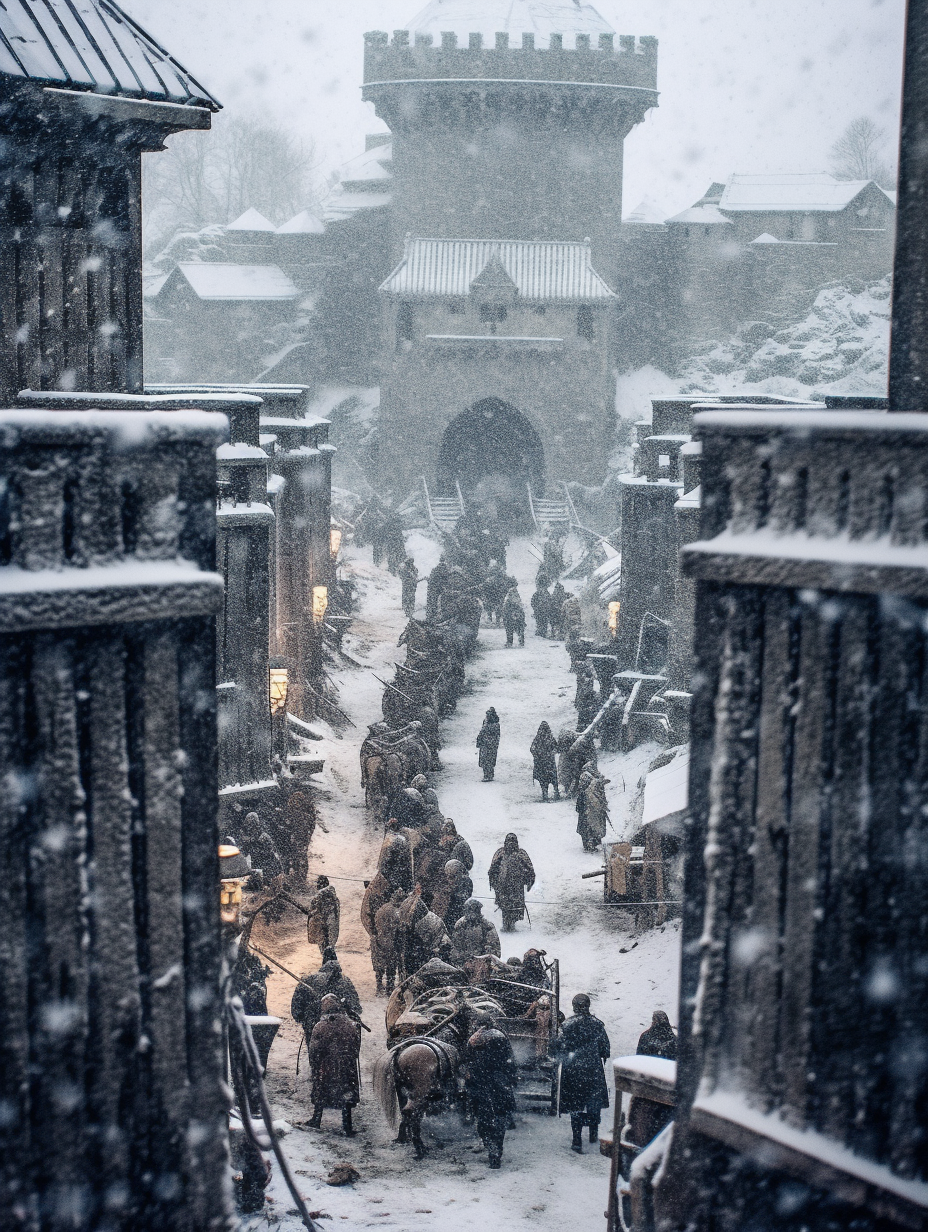 Mid-Winterfell Photography Stopover on the Unsullied's Journey