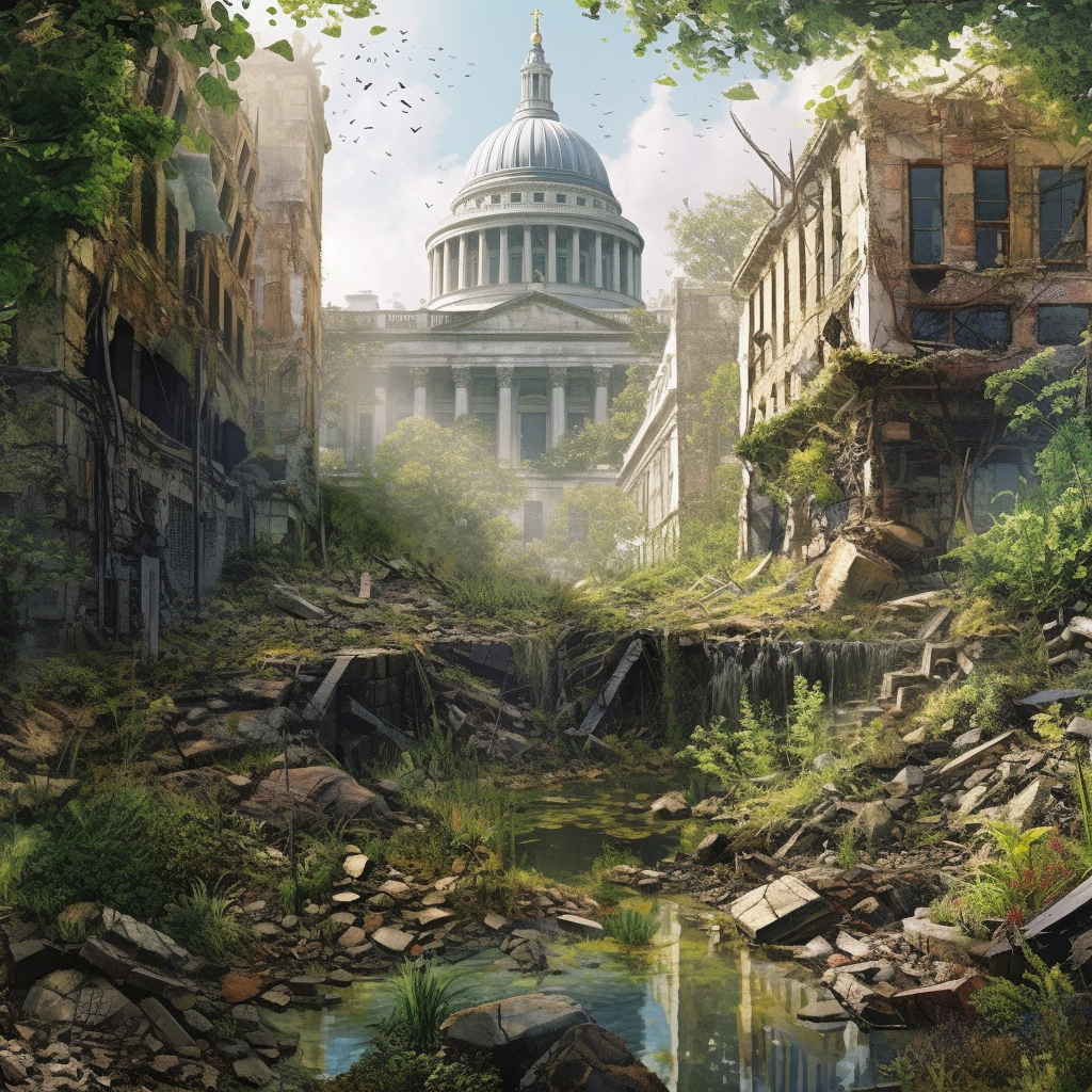 Submerged Metropolis: London's Future Ruins in the Jungle