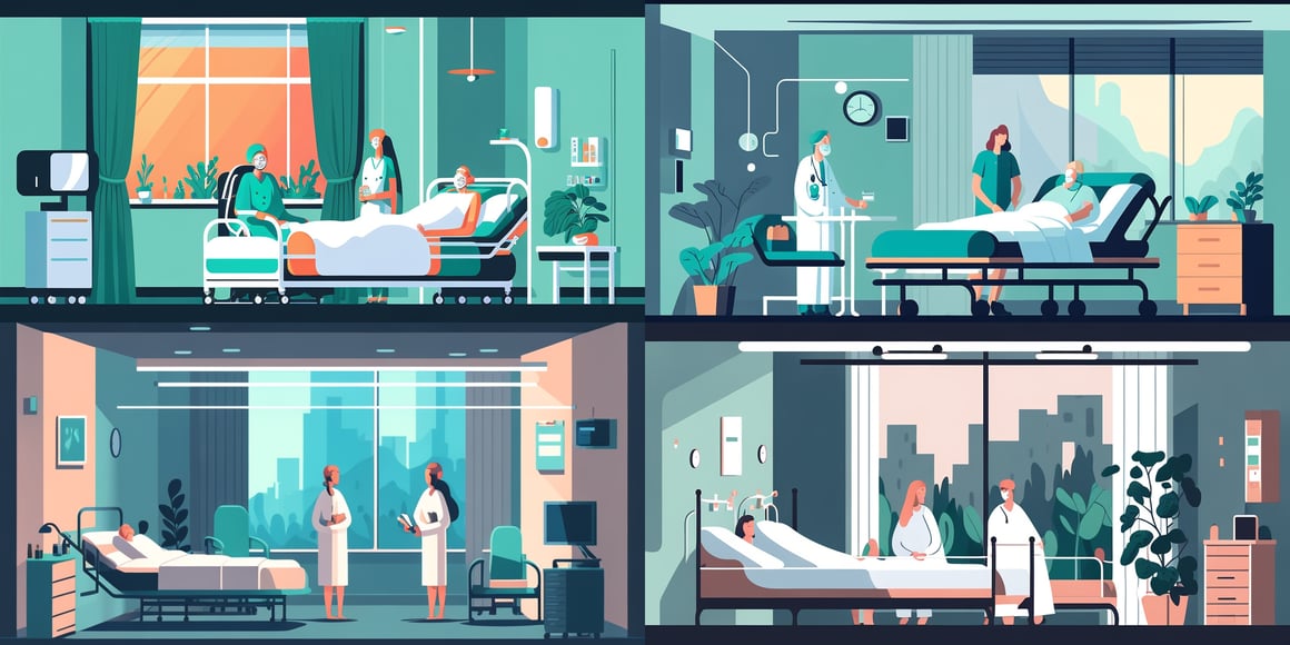 Doctor's Perspective: Dual Patient Care in Hospital Room