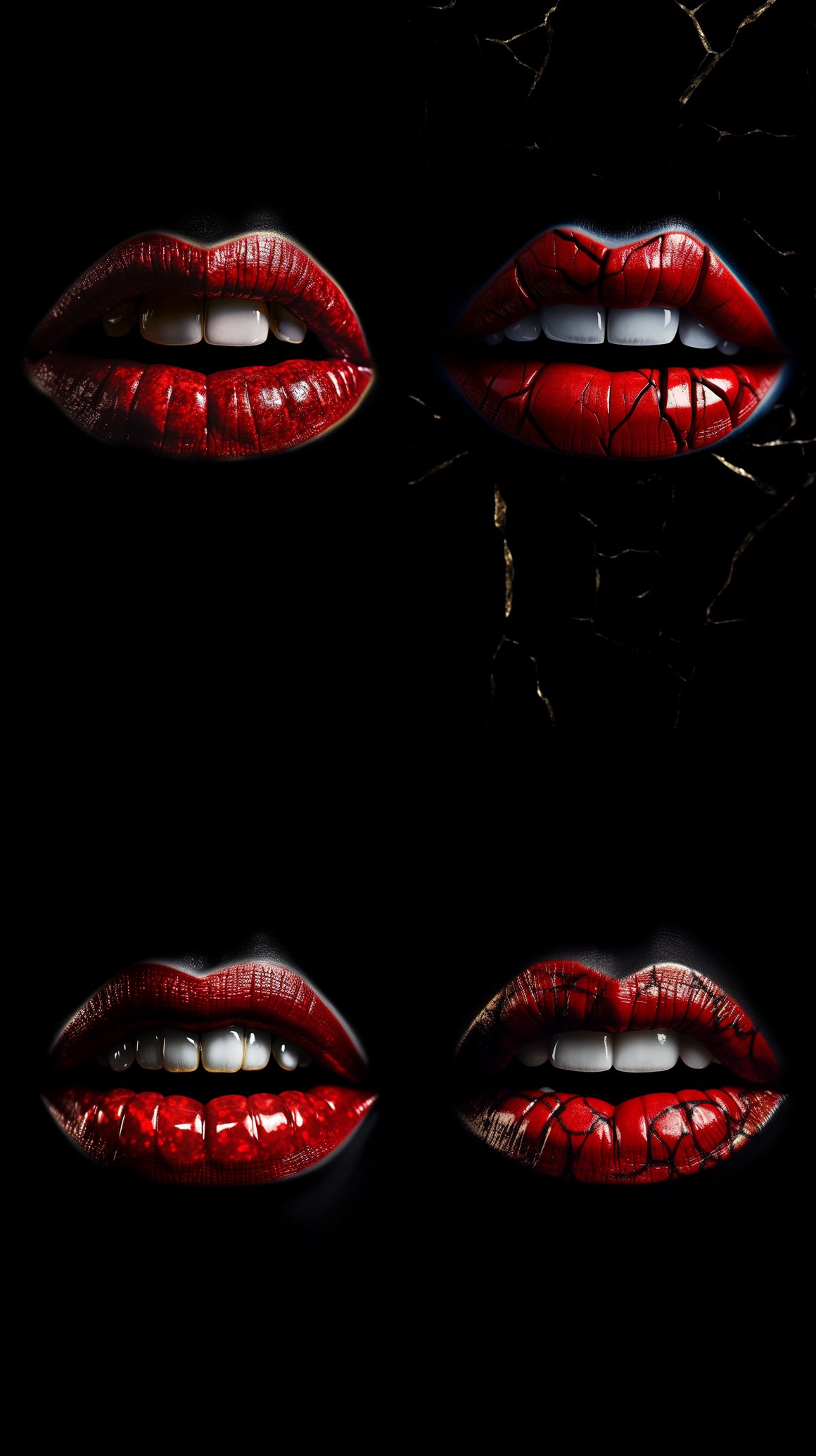 Cinematic Capture of Perfect Red Lips