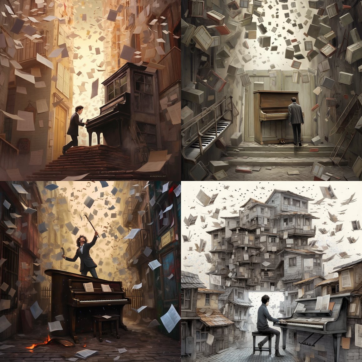 Harmony of Forgotten Past: A Mid-Journey Symphony