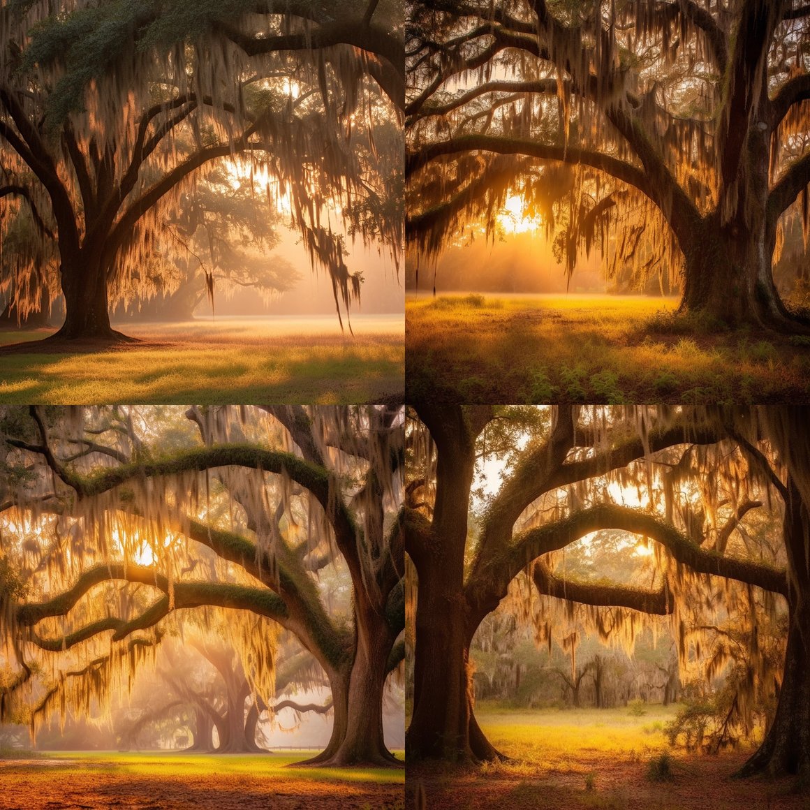 Harmony of Dawn: A Serene Mid-Journey Landscape