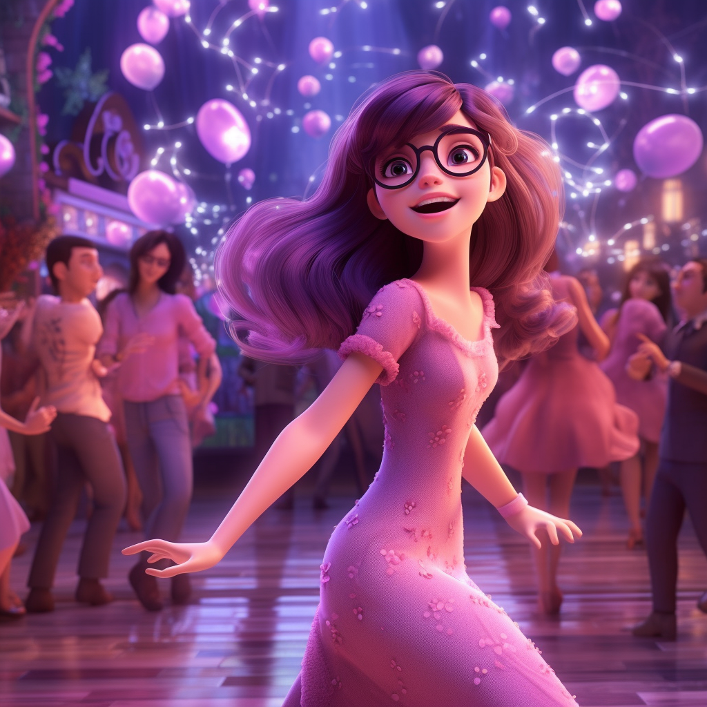 Midnight Dance Party in Disney Tangled Style