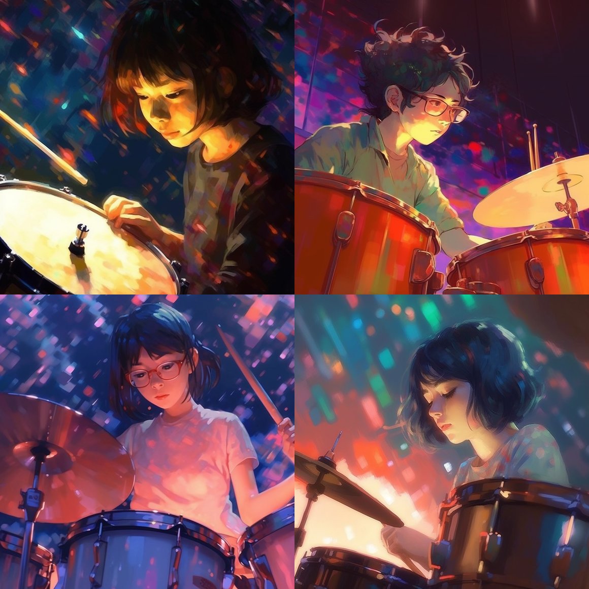 Rhythmic Reverie: A Mid-journey Resonance