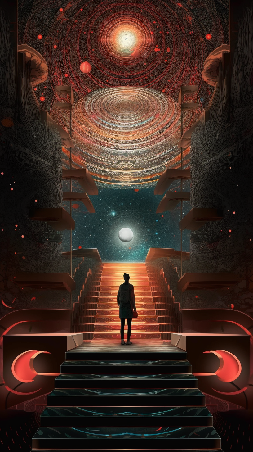 Harmonious Cosmos: An Algorithmic Binary Symphony in Space