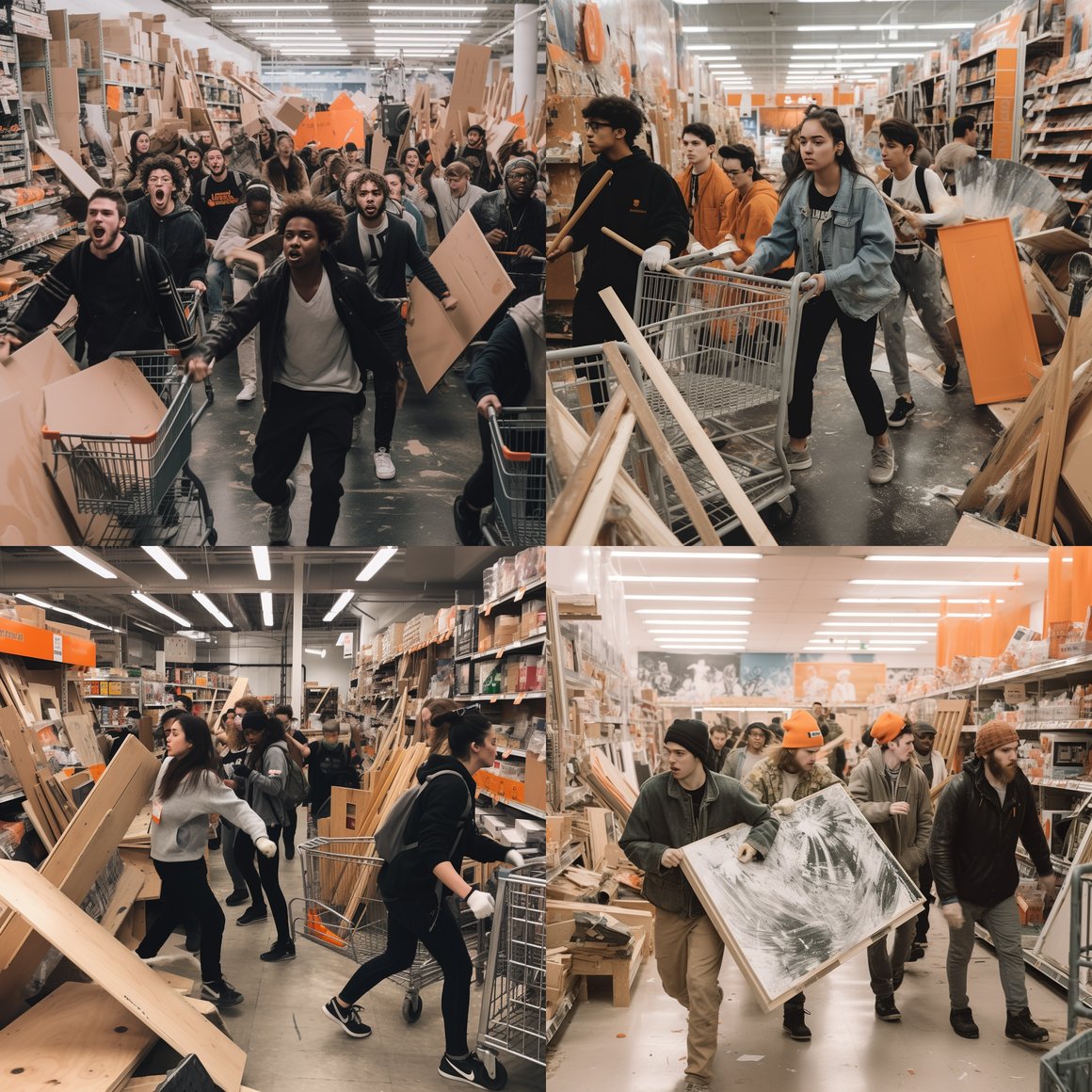 Artistic Anarchy: Havoc in Brooklyn's Home Depot