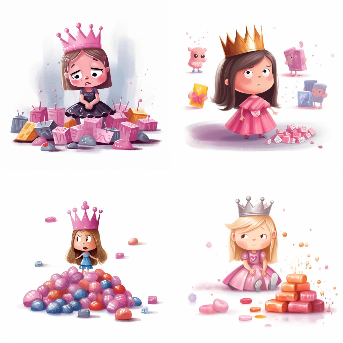 Sugary Tears: A Candy Crying Princess Journey