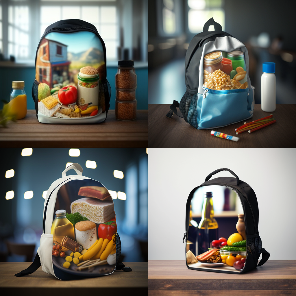 Mid-Trip Snack Break in An Unfocused Kitchen Setting