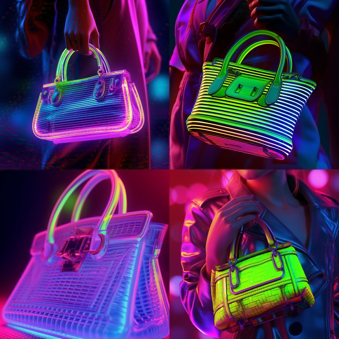Neon Odyssey: A Visual Journey in 3D