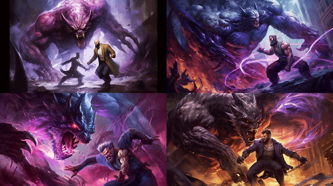 Clash of Titans: Wolverine & Kratos vs. The Purple Dragon