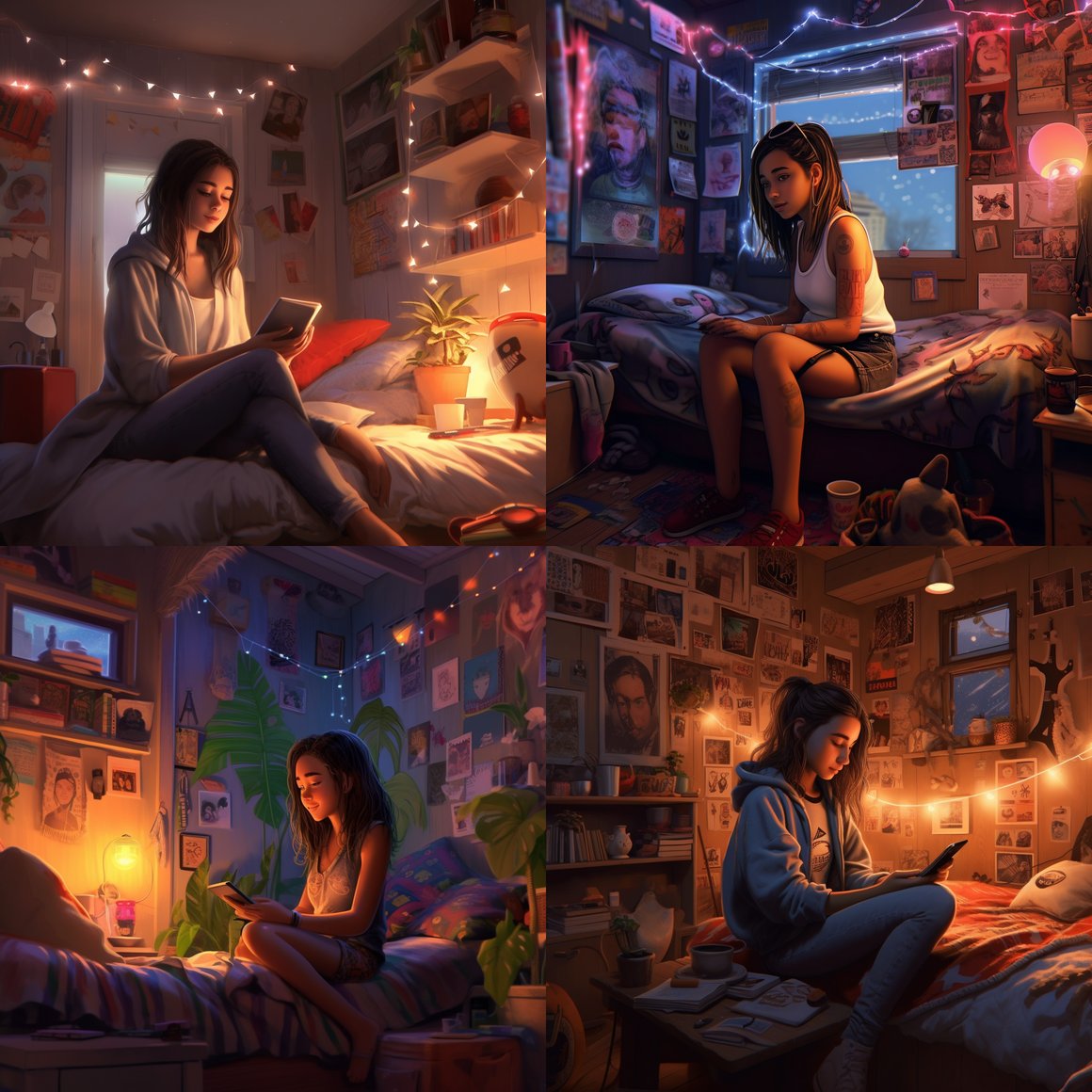 Midnight Chats: A Maori Teen's 90s Bedroom Scene