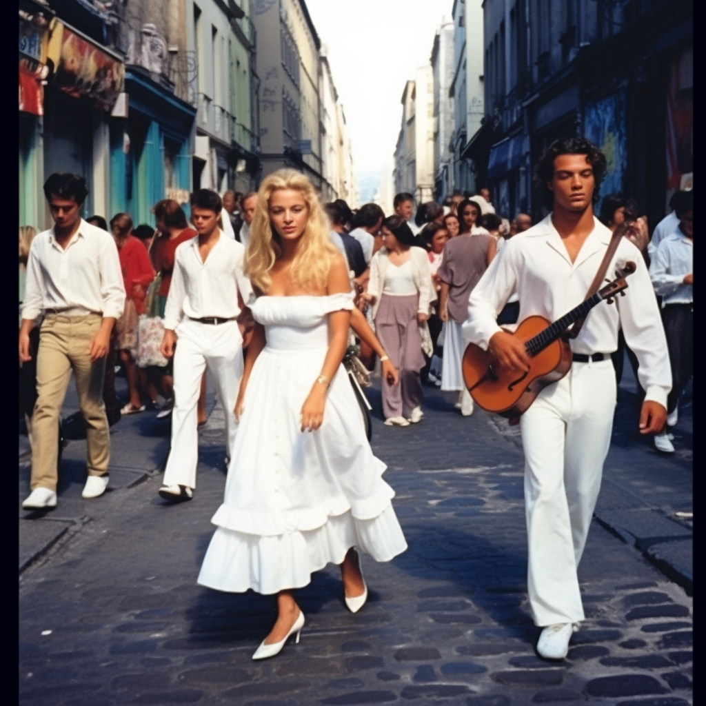 Chic Stroll: Frida Aasen in 90s Paris
