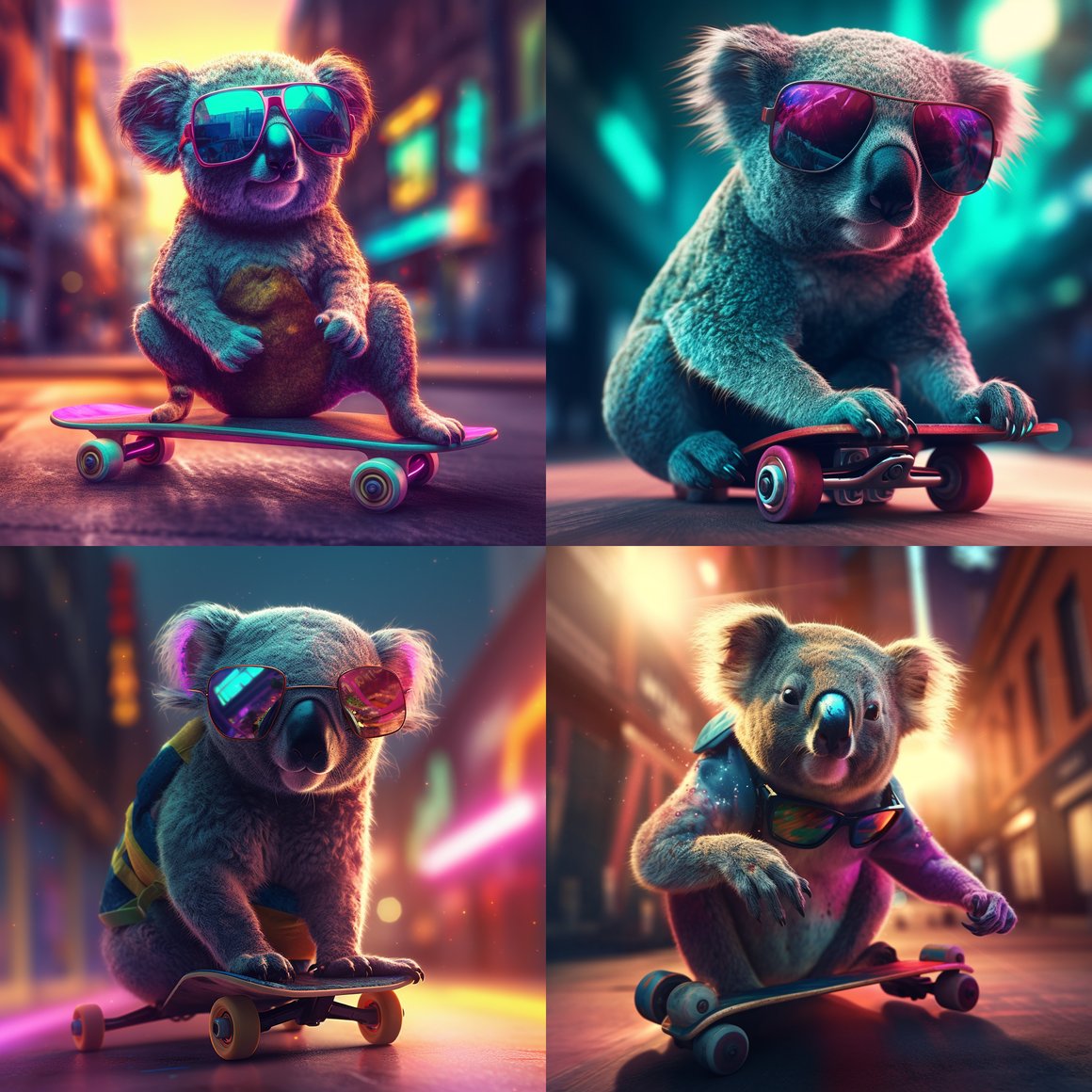 A Synthwave Mid-Journey Adventure in Vibrant Street Scene Visuals