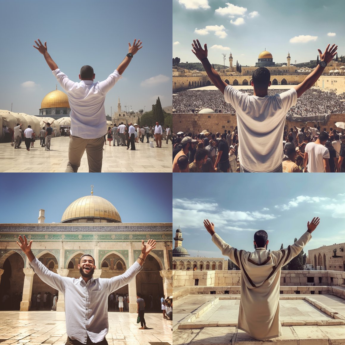 A University Student's Umrah Experience with Masjid Al-Aqsa