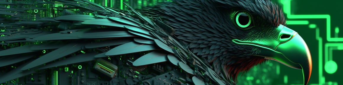 Neon Eagle Flight: A Cyberpunk Odyssey