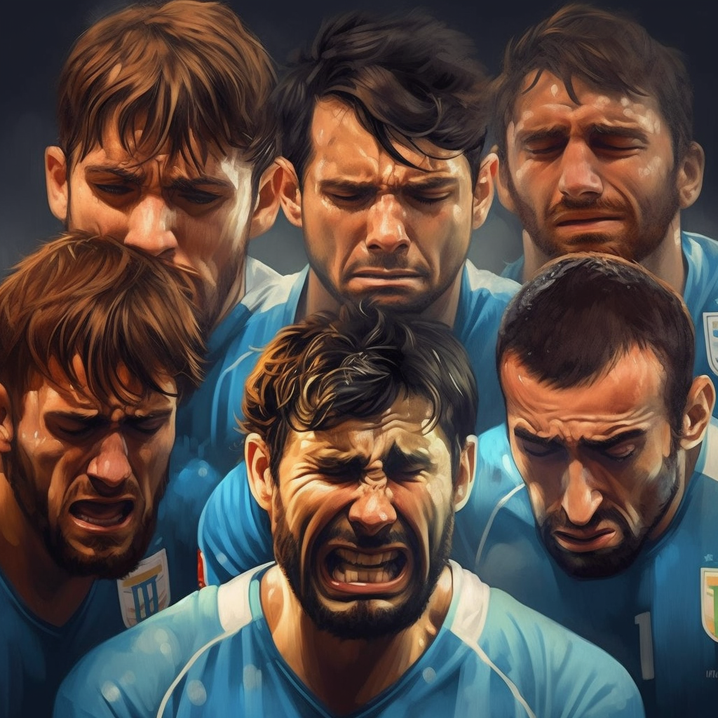 Argentine National Team's Heartbreak: A Vivid Capture