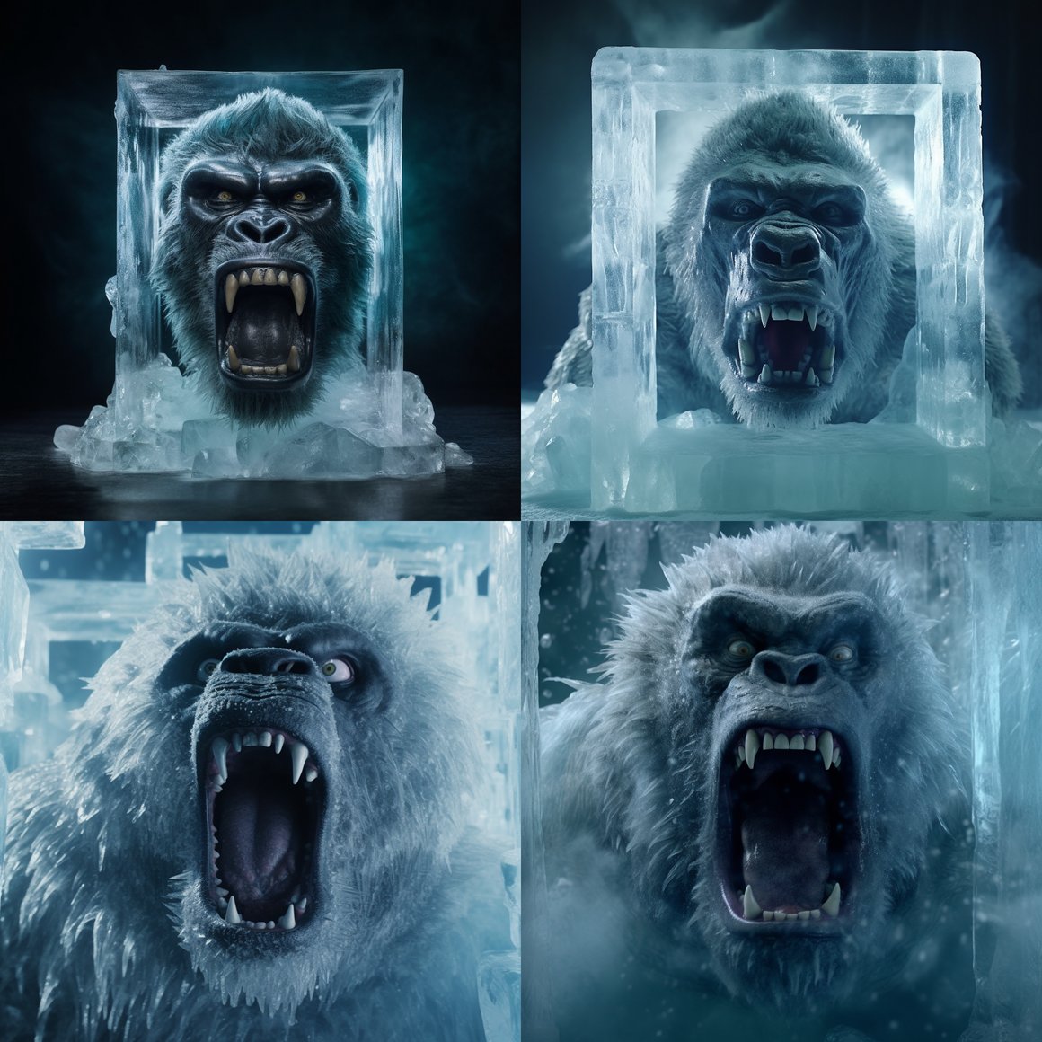 Chilling Encounter: King Kong in 8K Ultra-Realism