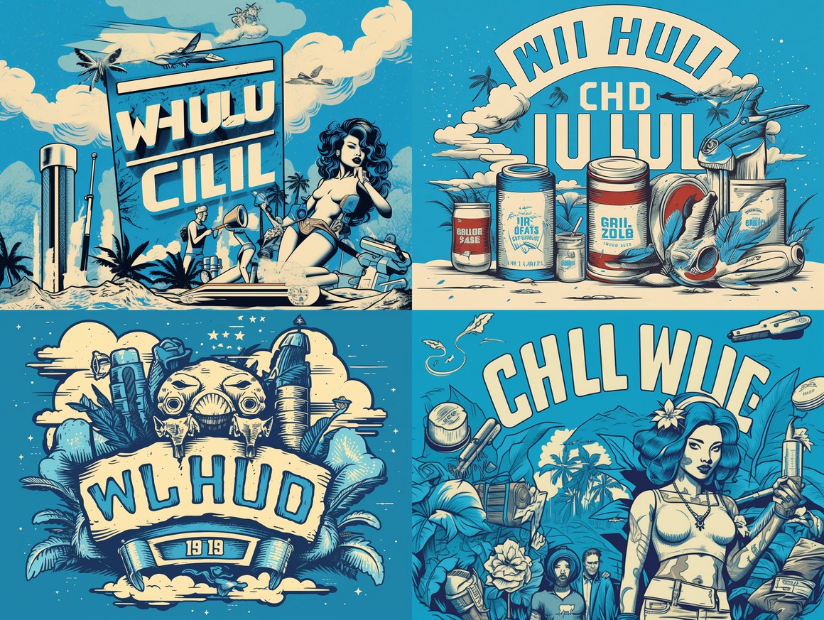 Hawaiian Wilderness Adventure: Retro Style Journey Poster