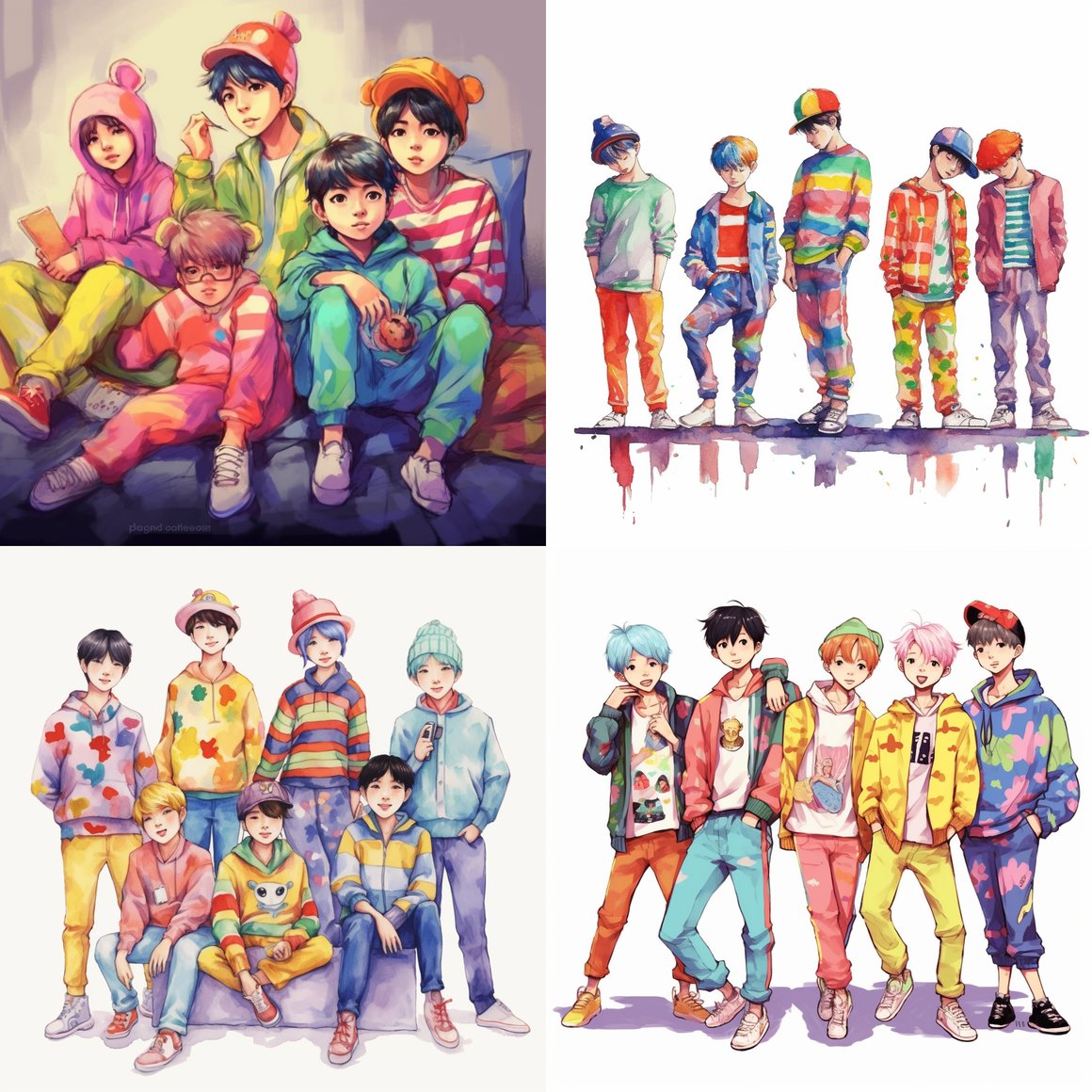 Childlike Slumber Party: BTS Edition