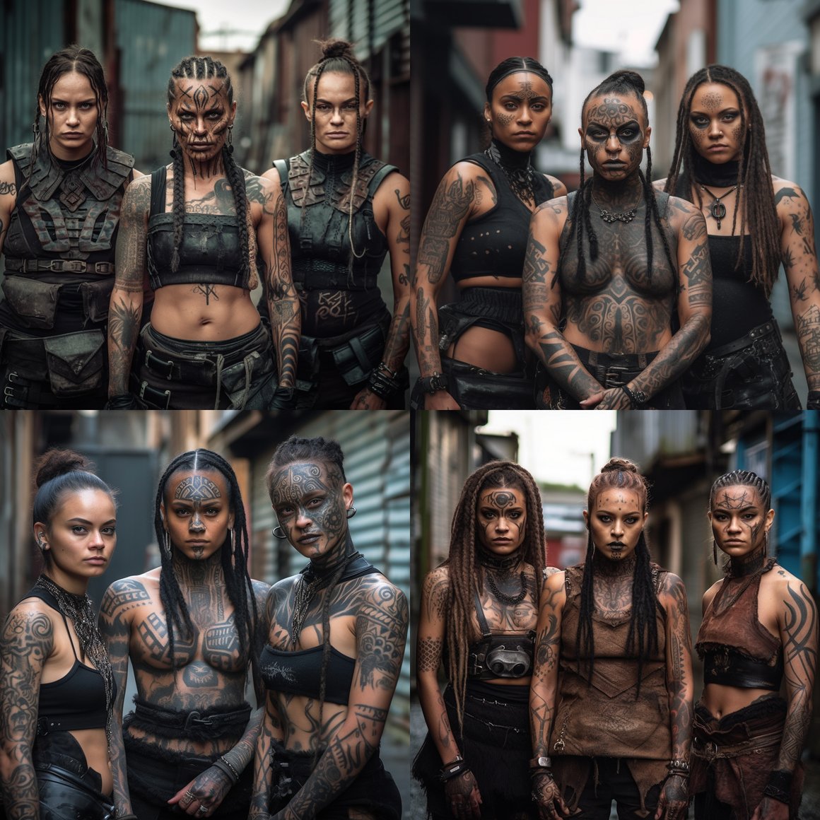 Neo Pagan Cyberpunk: Maori Femme Fatales in Post-Apocalypse