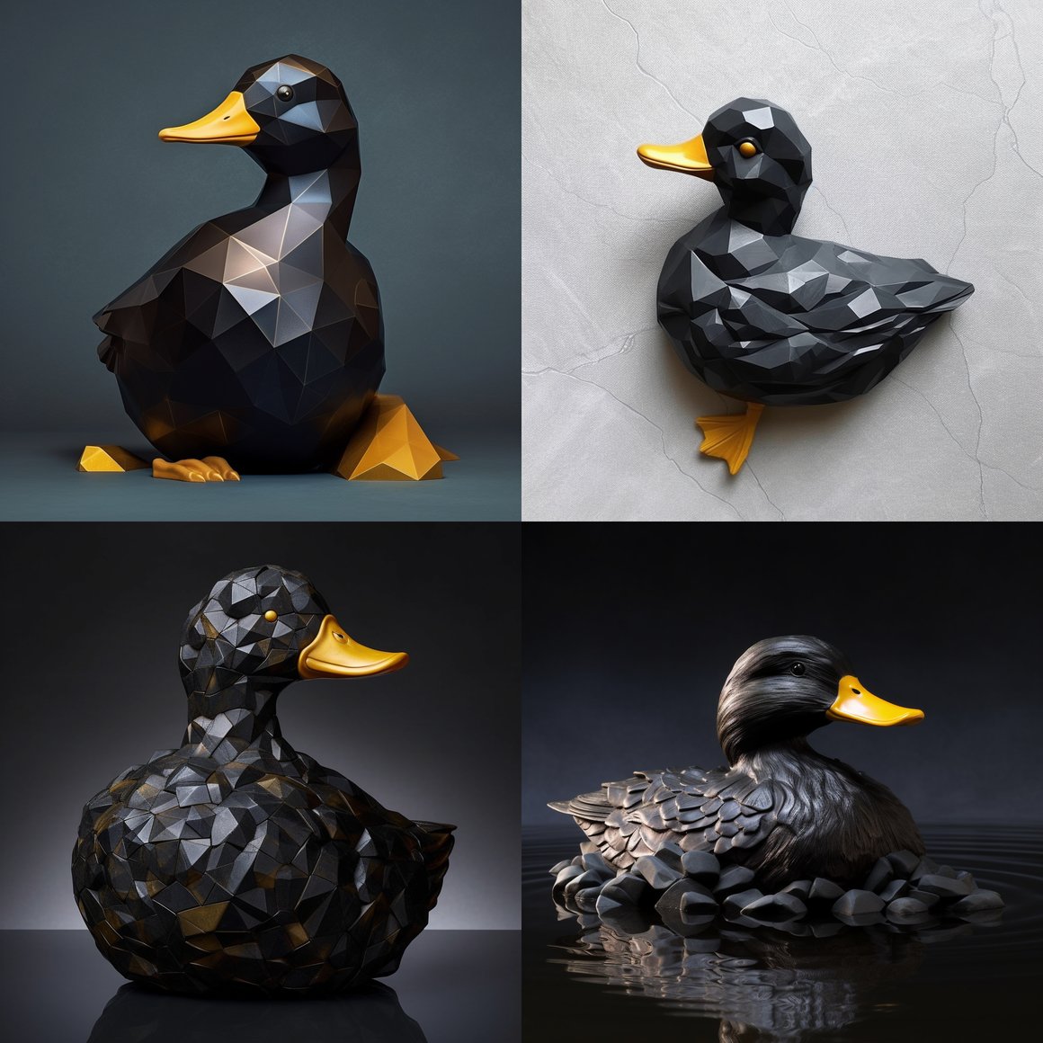 A Unique Interpretation of Traditional Sculpture Through the Lens of Rubber-Duck Artistry