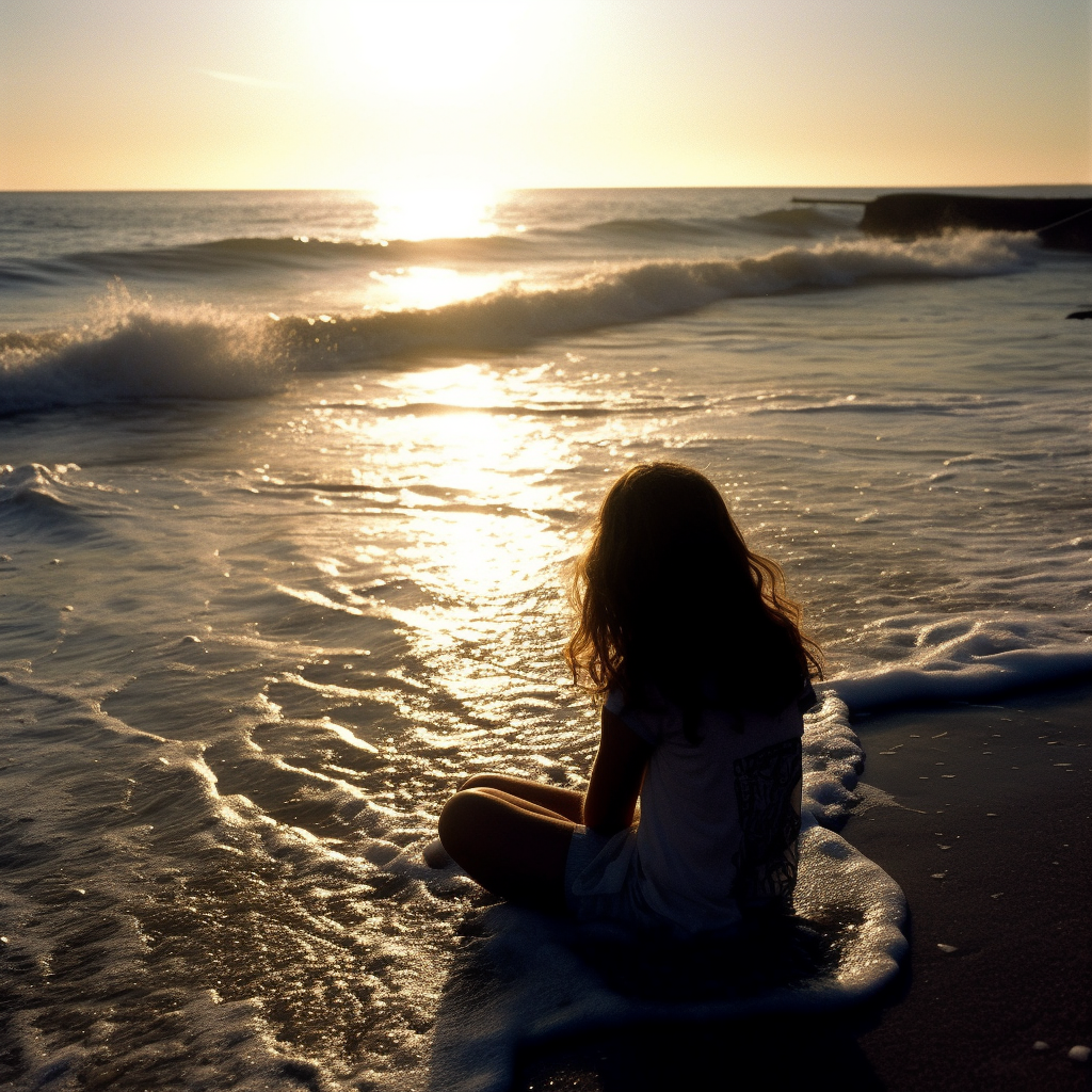 Sundrenched Serenity: A Mid-Journey Moment Captured