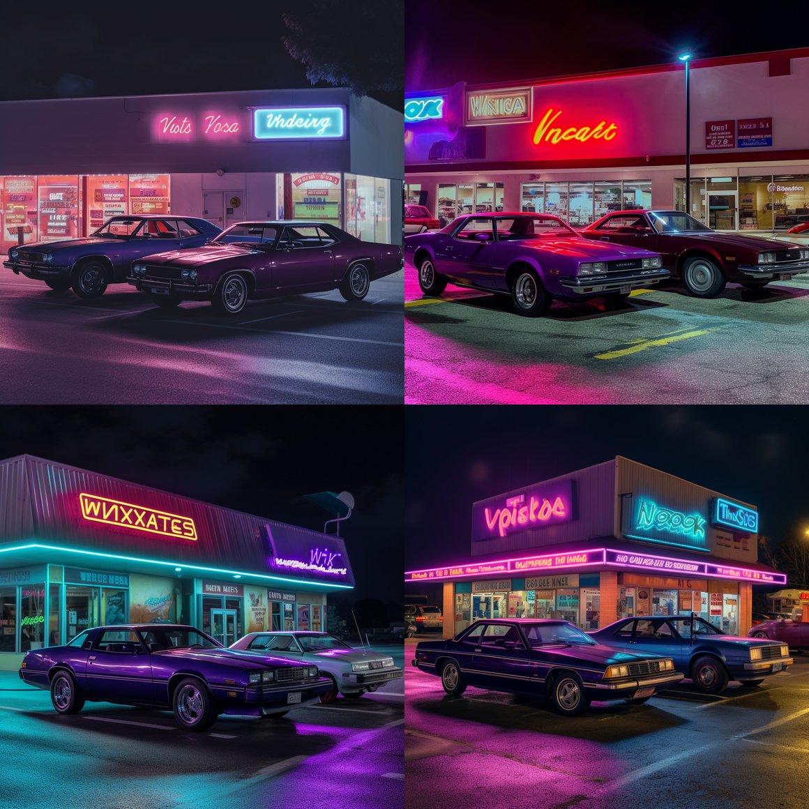 Retro Neon Nights: A Virtual Journey Through 1989