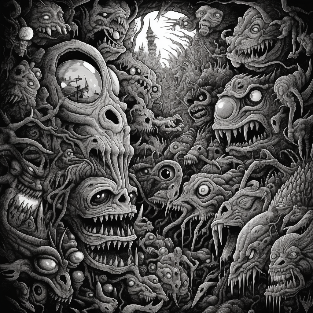 Detailed Descent into Monochrome Madness
