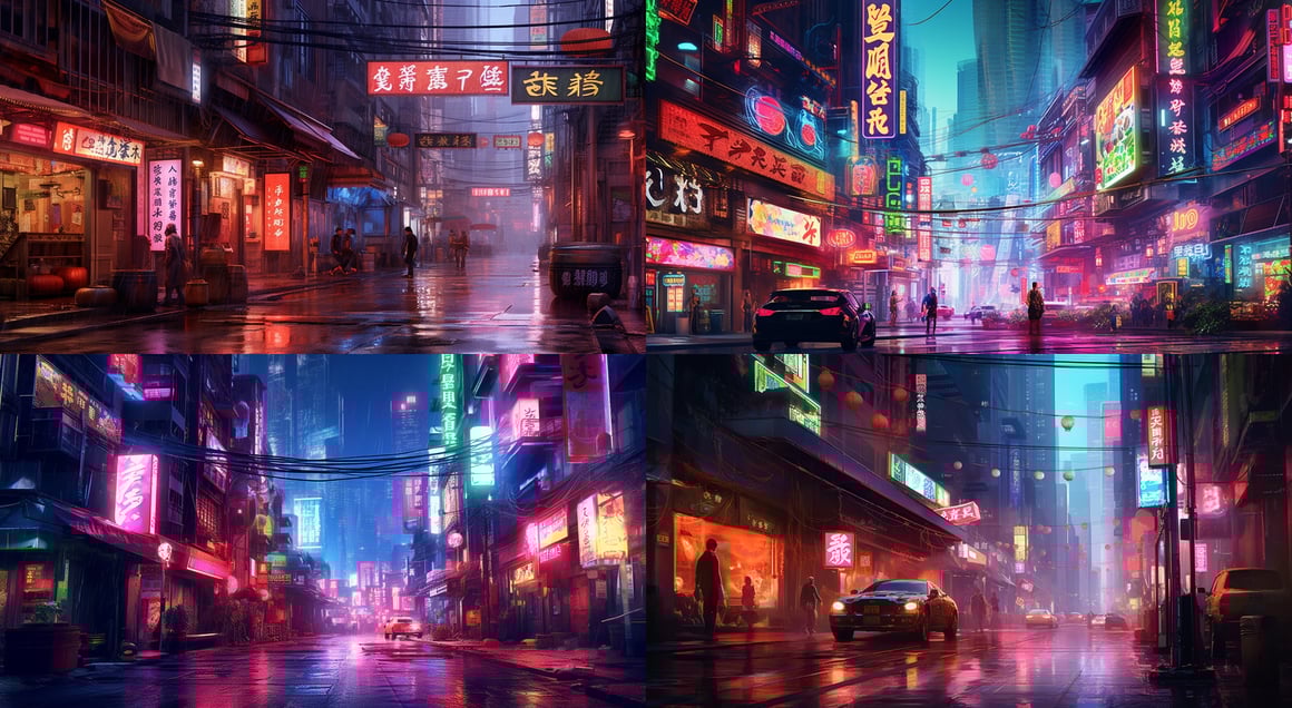 Neon Metropolis: A Mid-Journey Reflection