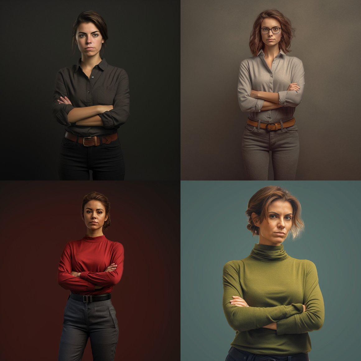 Resolute Isolation: Defiance in Monochrome