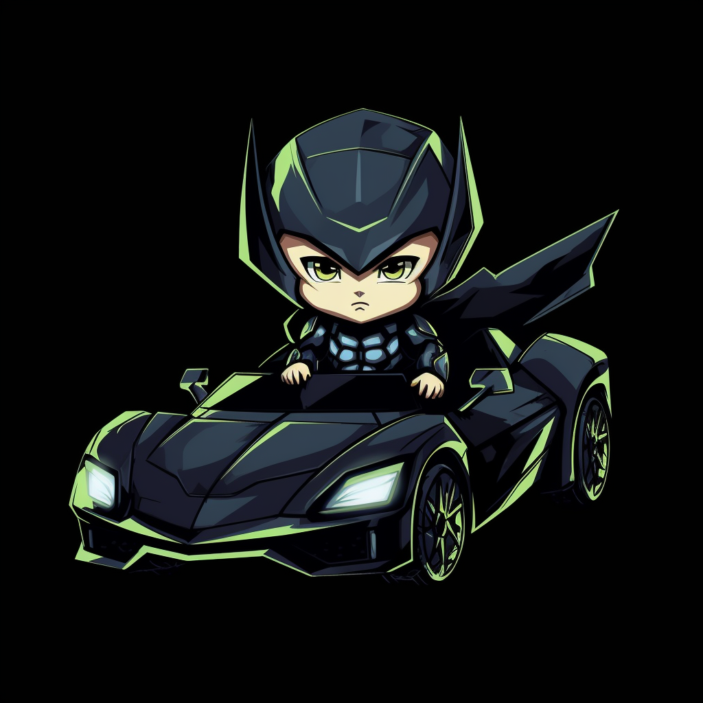 Midnight Cruise: Baby Ninja's Lamborghini Adventure
