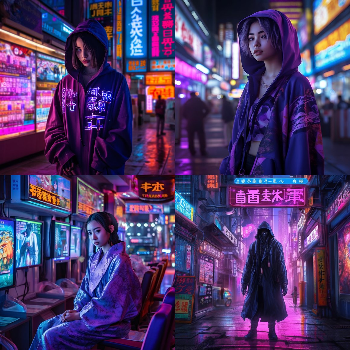 Neon Nights: A Cyberpunk Interlude in Tokyo