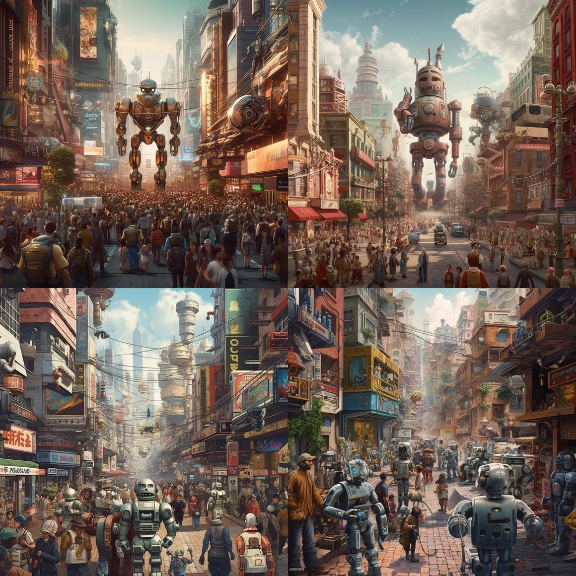 Harmony in the Futuristic Metropolis