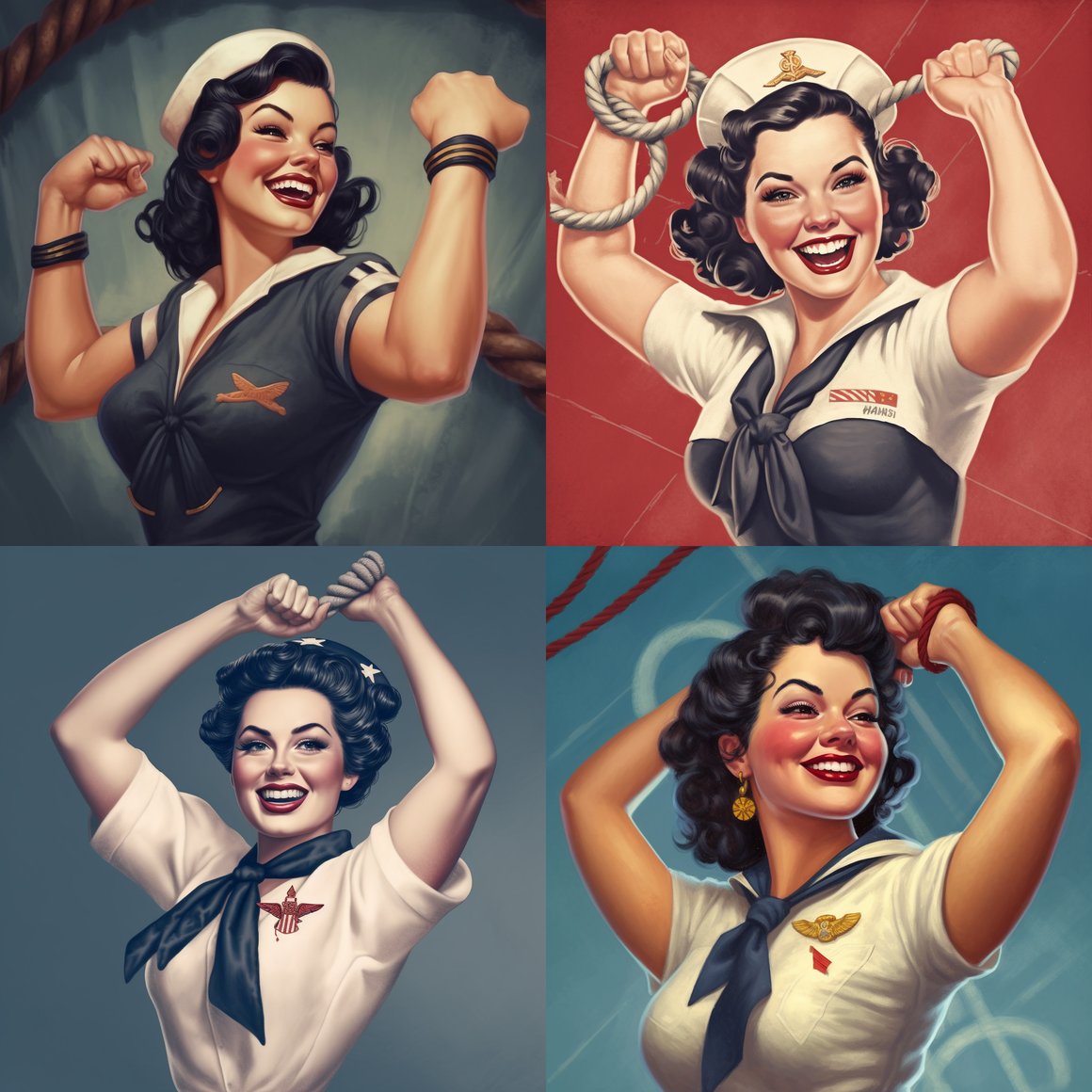 Retro Sea Siren: Mid-Voyage Strength