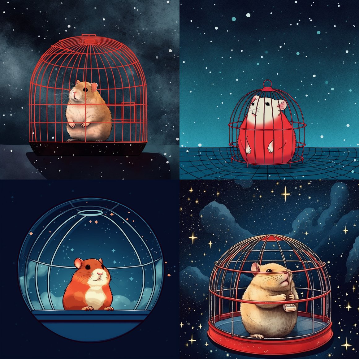 Hammy's Great Adventure: The Red Dot in the Night Sky
